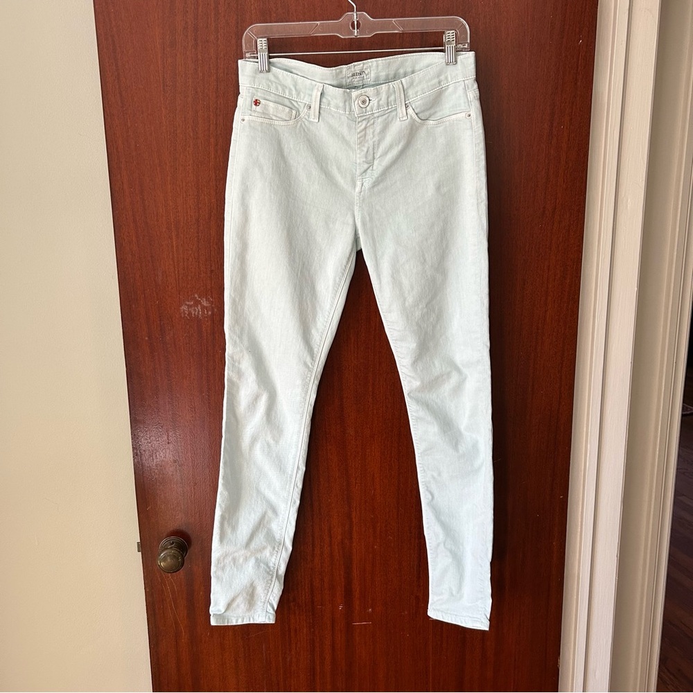 Hudson Size 28 Icy Green Skinny Jeans
